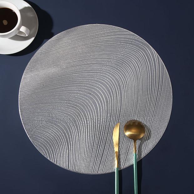 6pcs PVC Non-Woven Table Mats *Gold and Silver* - thumbnail 12