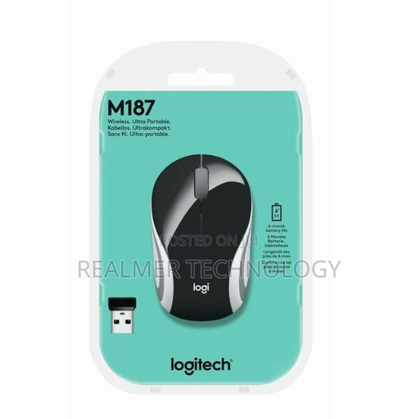 Logitech M187 Mini Wireless Mouse - Black - 910-002731
