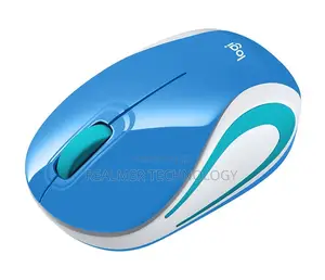 Logitech M187 Mini Wireless Mouse - Blue - 910-002733