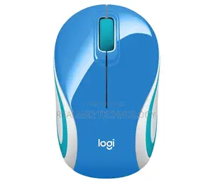 Logitech M187 Mini Wireless Mouse - Blue - 910-002733