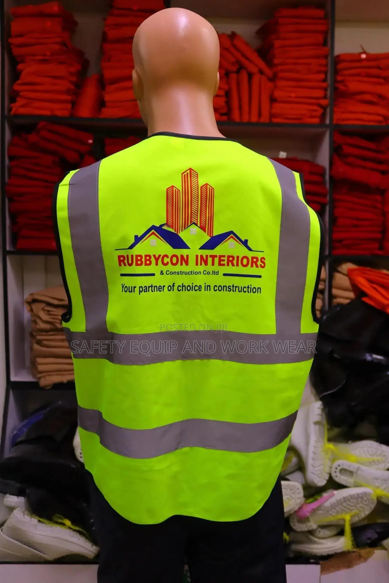 Branded Class 3 Reflector Vests (Instant Branding Services)