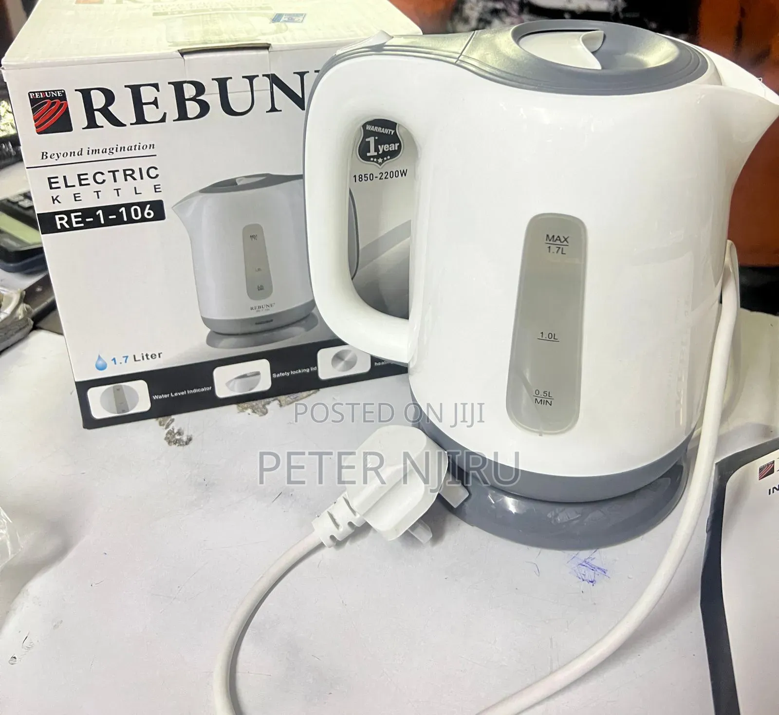 Kettle Rebune 1.7 LTRS