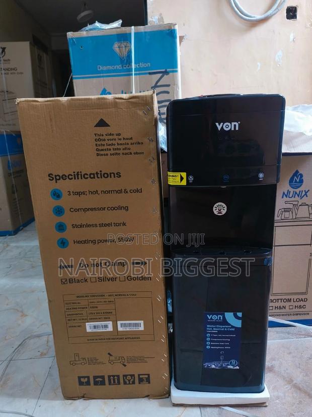 Von 3 Tap Water Dispenser With Compressor - main view