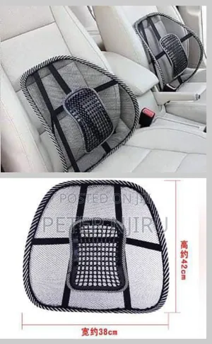 Car Seat And Office Chair Back Rest Mesh Support