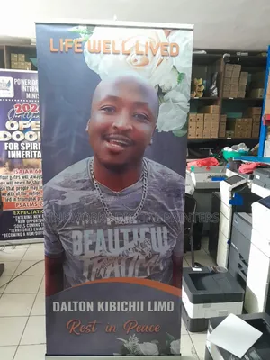 Mazishi Roll Up Banner Printing