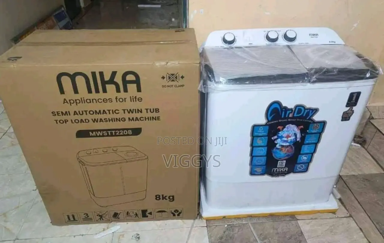 Amazing Mika 8kg Twin Tub Washing Machine