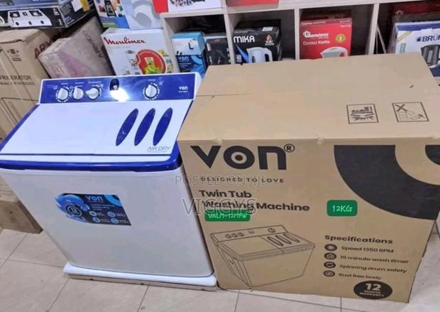 Amazing Von 12kg Twin Tub Washing Machine