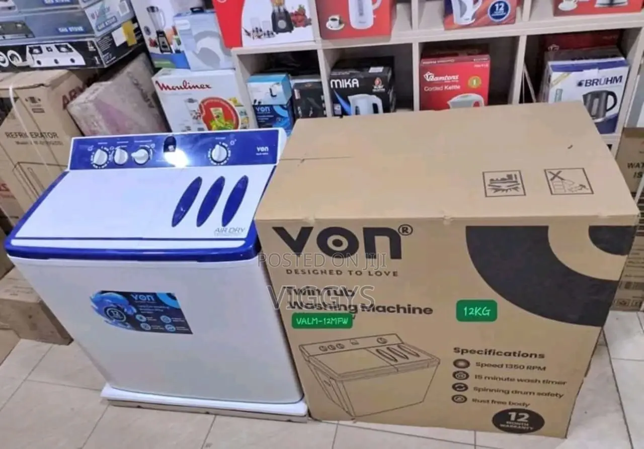 Good Quality Von 12kg Twin Tub Washing Machine