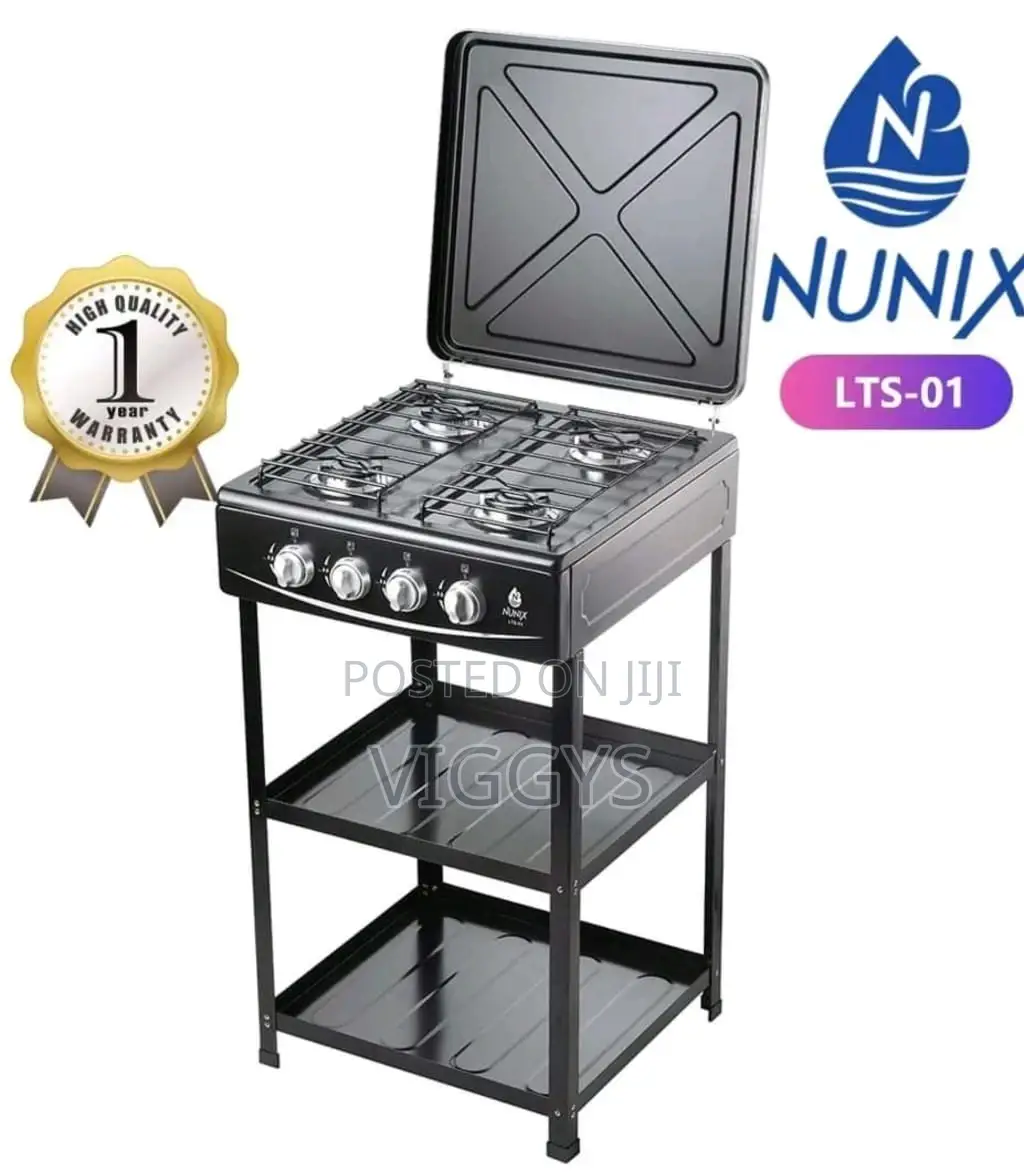 Good Quality Nunix Full Gas Cooker +Shelves