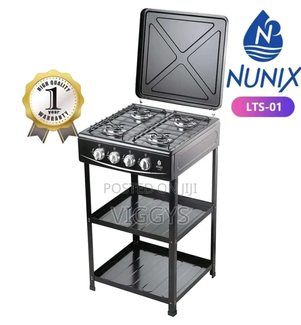 Brand New Nunix Full Gas Cooker +Shelves