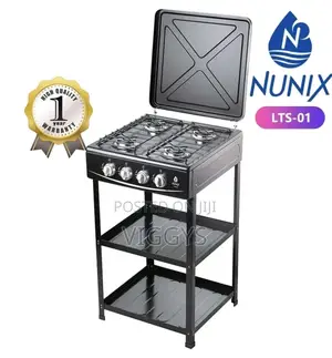 Brand New Nunix Full Gas Cooker +Shelves