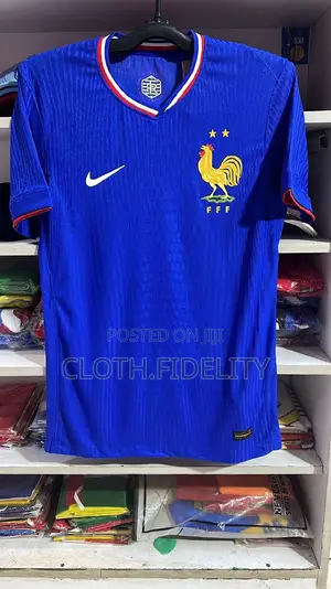France Home Euro Jersey Kit 2024.