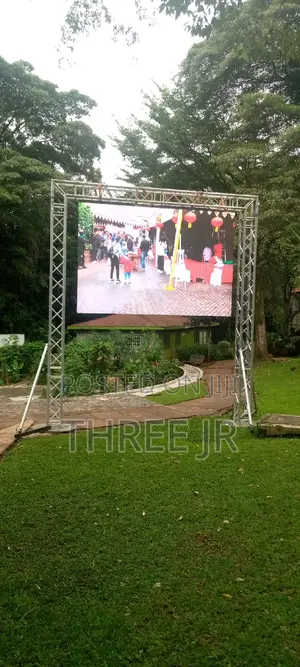 Led Panels on Goal Post Truss for Hire. Each Panel 0.5m