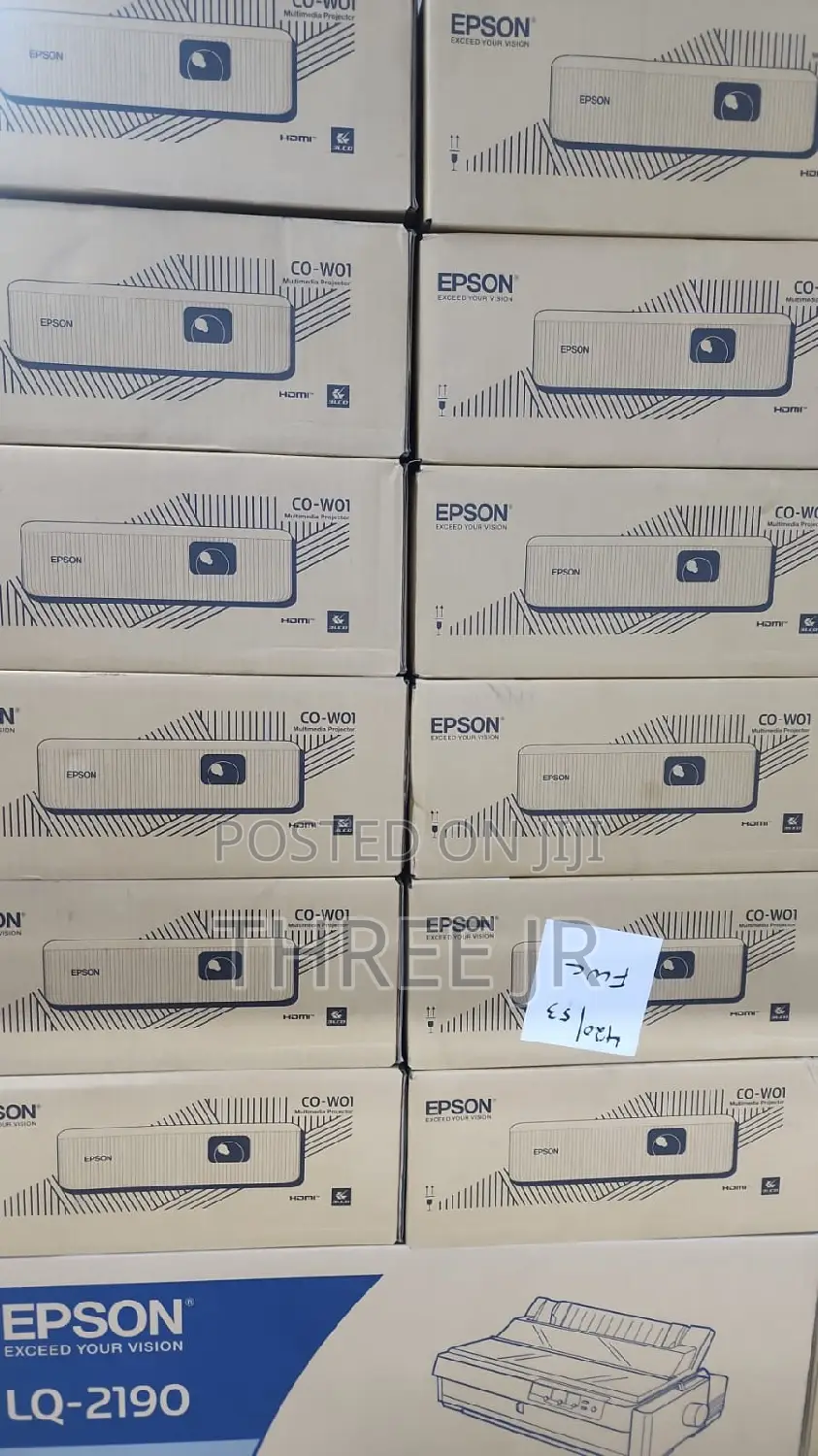 Brand New Epson CB-W01 Projector With 3000lumens. Discount