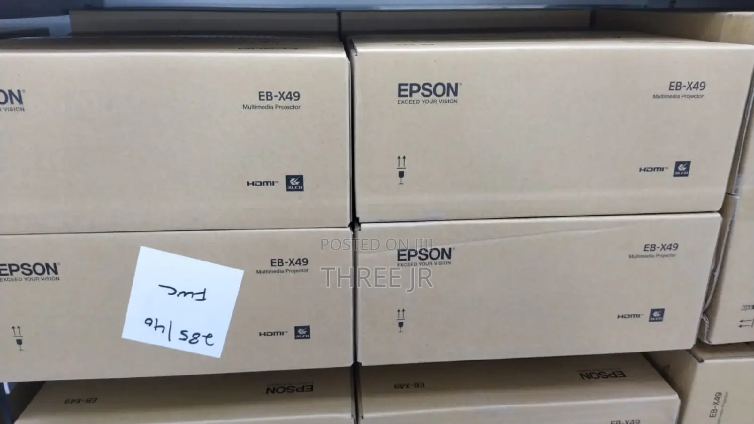 Epson EB -X49 Projector With 3600lumens With High Resolution