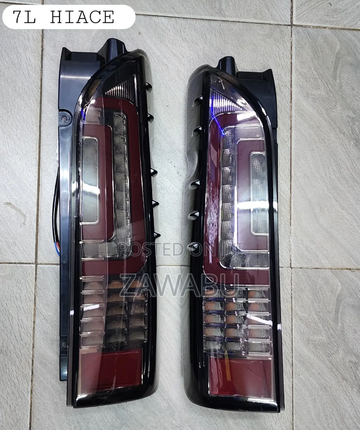 AFTER Market Led Taillights Hiace 7L 2015.