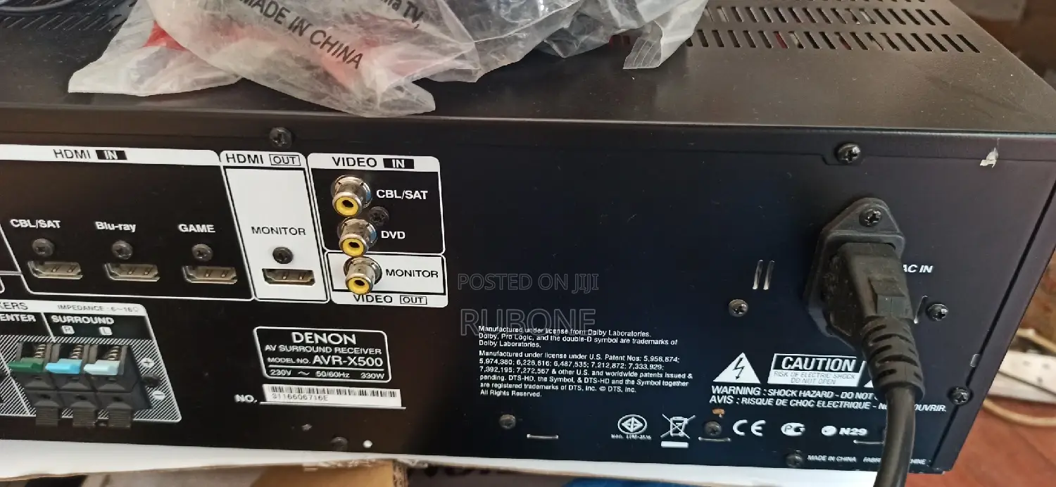 Denon Avr-X500 Av Surround Receiver