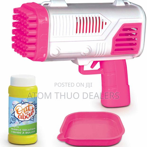 Kids Bubble Gun Pink, - main view