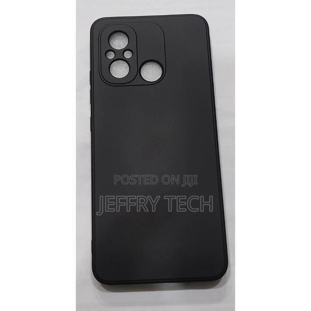 XIAOMI Redmi 12c Silicon Protective Back Case-Black - thumbnail 3