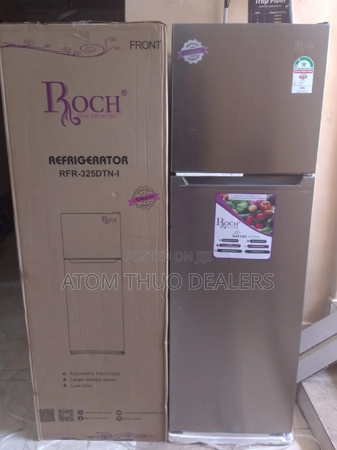 Roch RFR-325DTN-I 251L Double Door Fridge