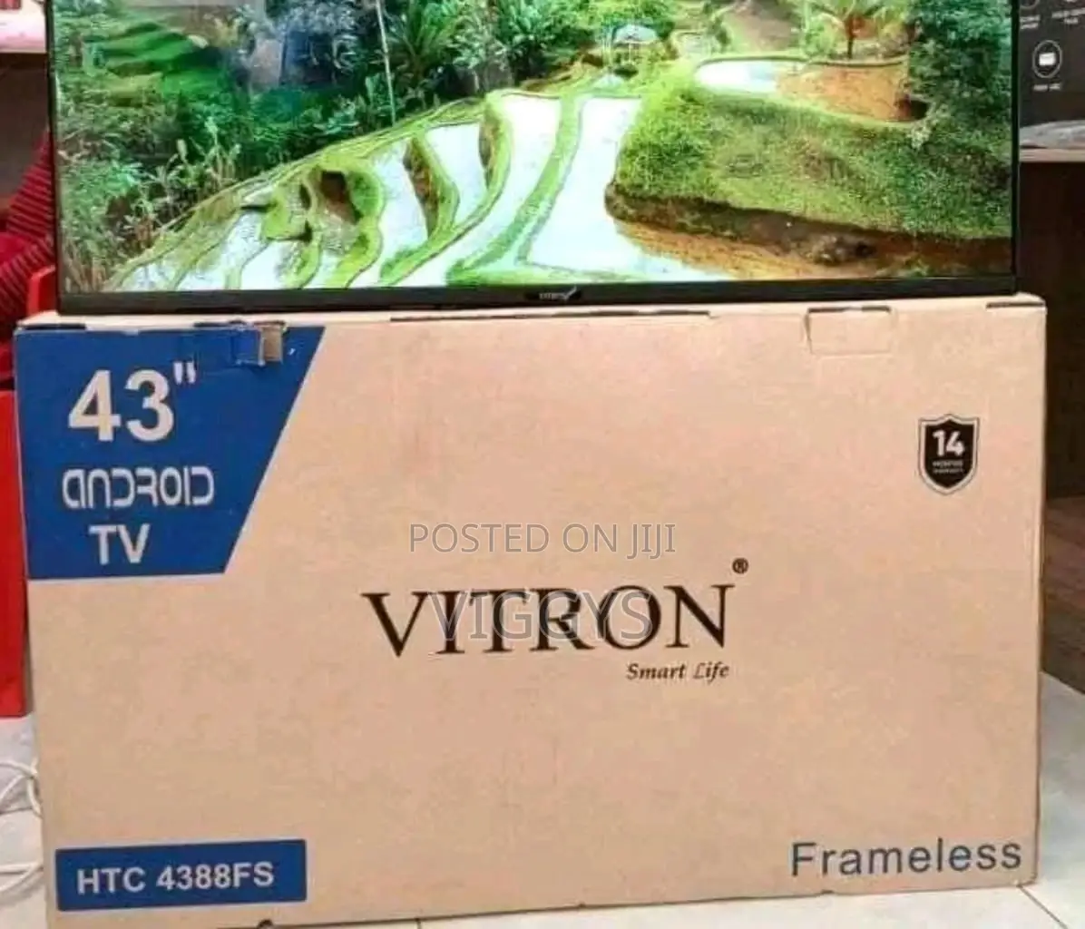 Good Quality Vitron 43 Inches Smart Android Frameless
