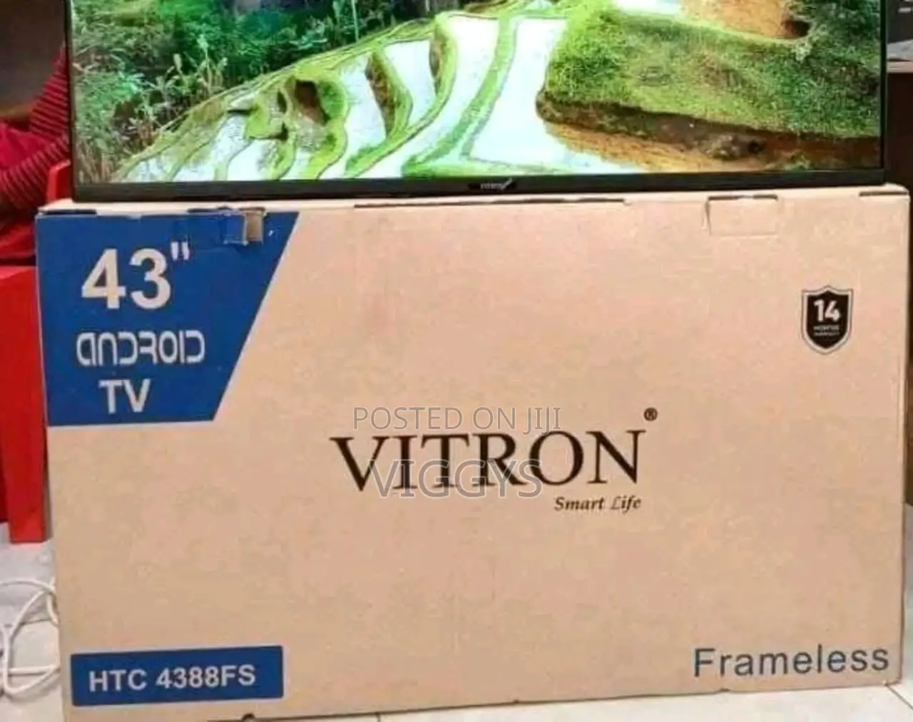 Good Quality Vitron 43 Inches Smart Android Frameless