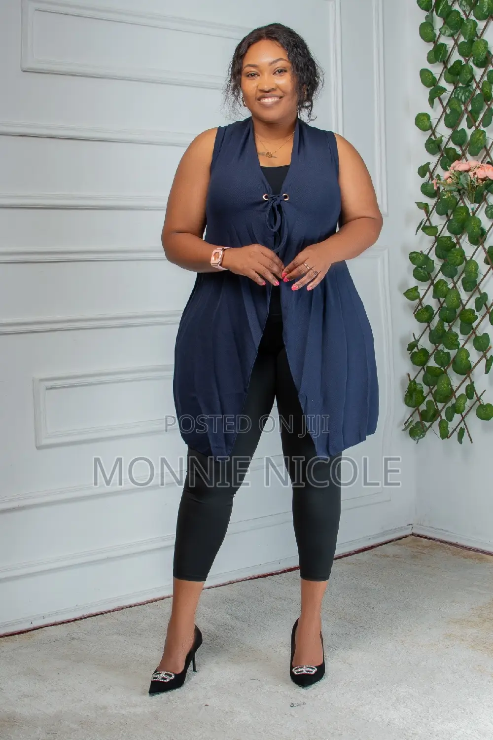 Stylish Sleeveless Waterfall