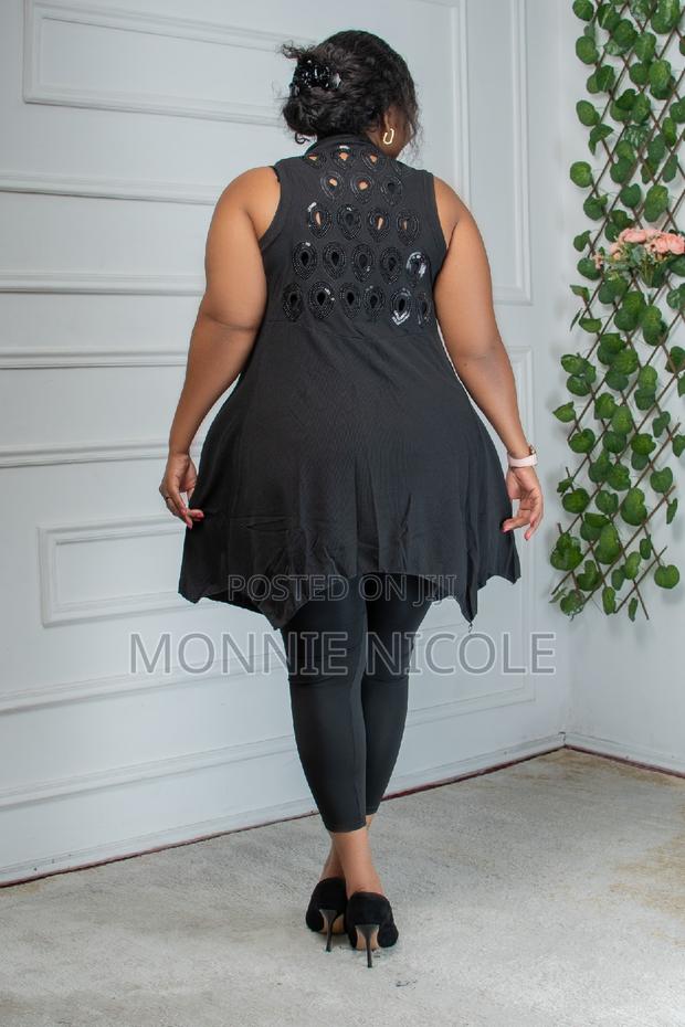 Black Sleeveless Waterfall - main view