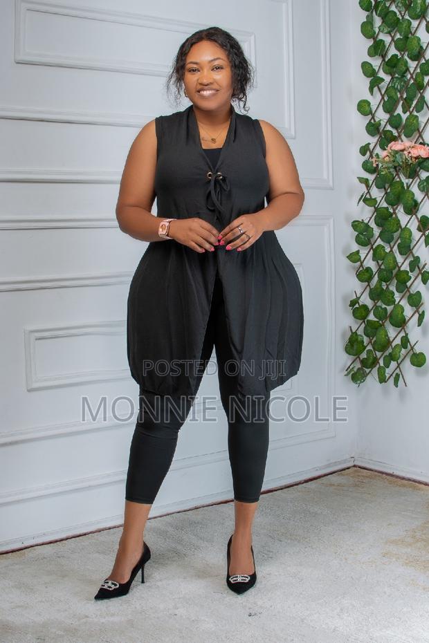 Black Sleeveless Waterfall - thumbnail 2