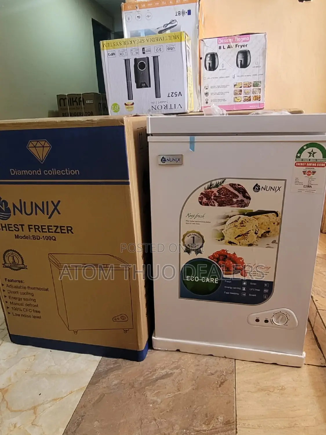 Brand New Nunix 100 Litres Deep Freezer
