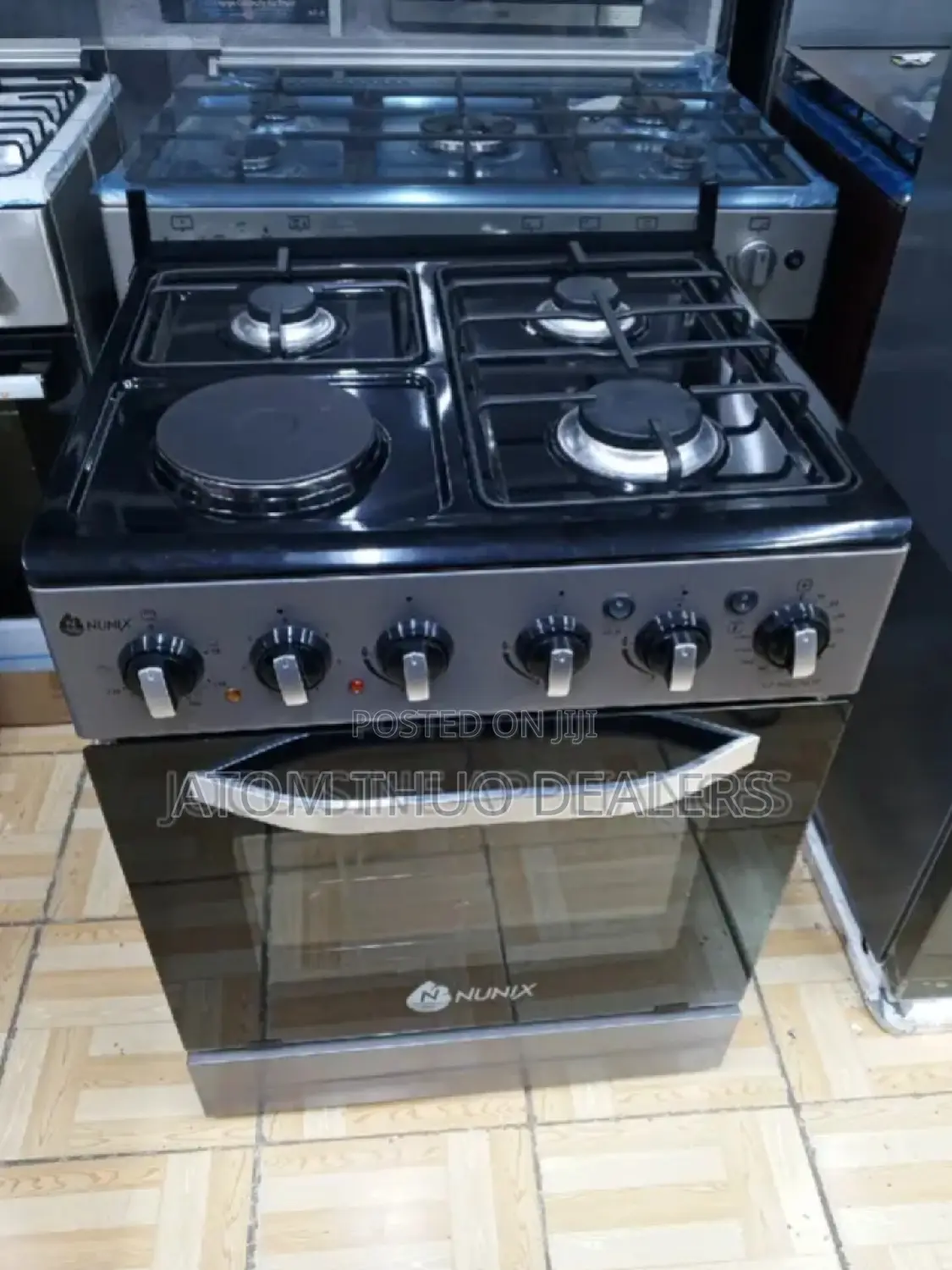Generic Nunix 60×60 3+1 Freestanding Cooker Electric Oven