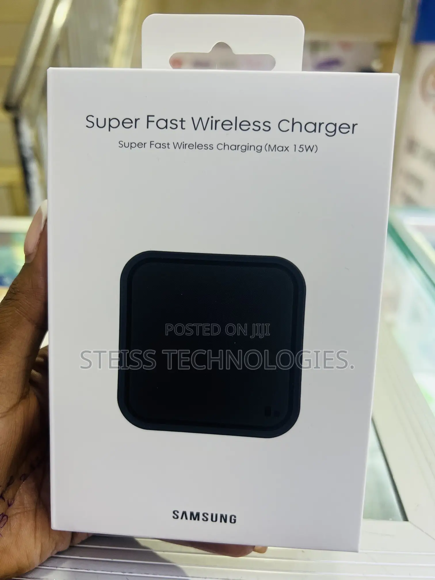 15w Samsung Fast-Wireless Charger.