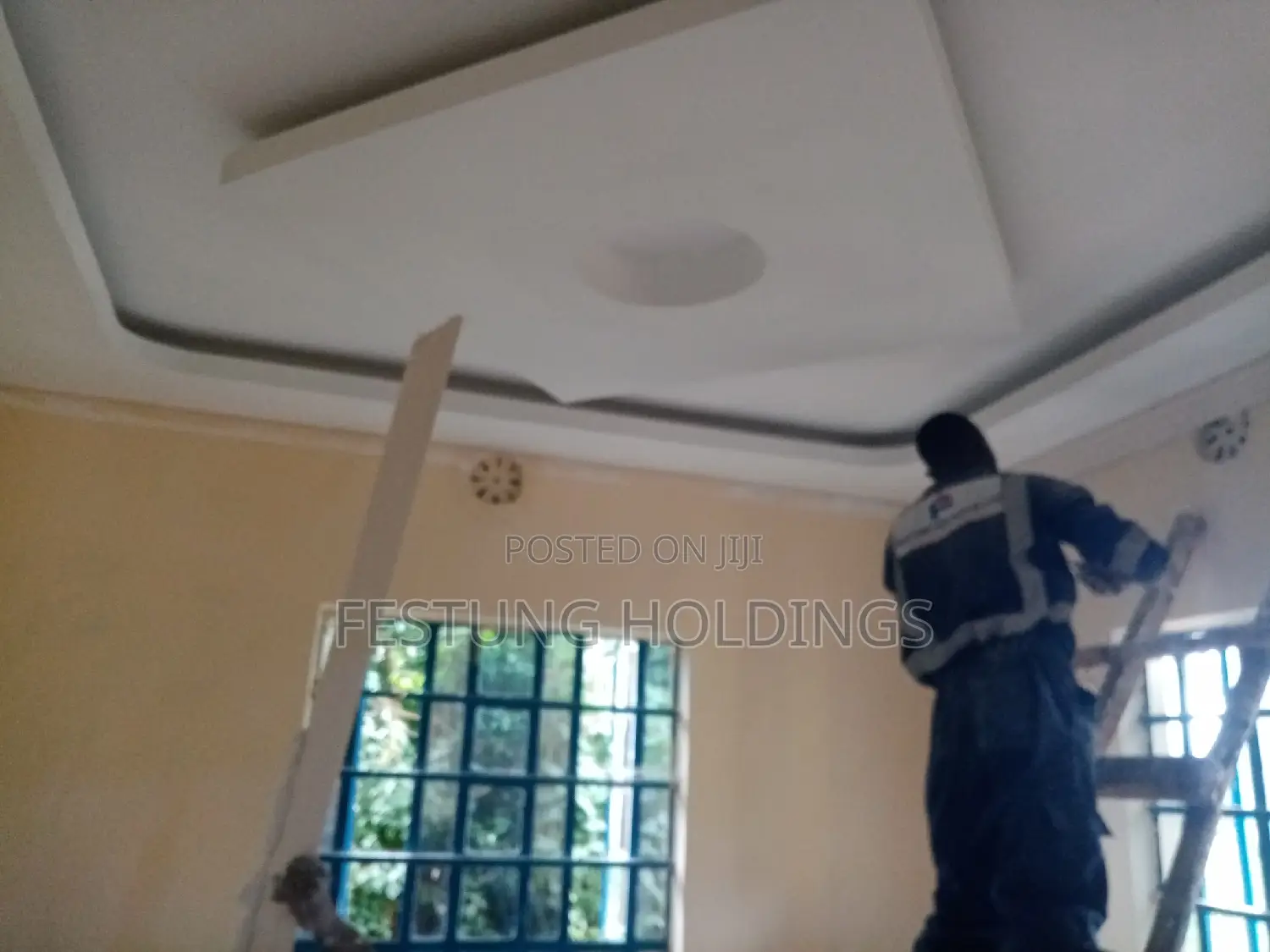 Gypsum Ceiling Diamond Shaped Center Light Holder