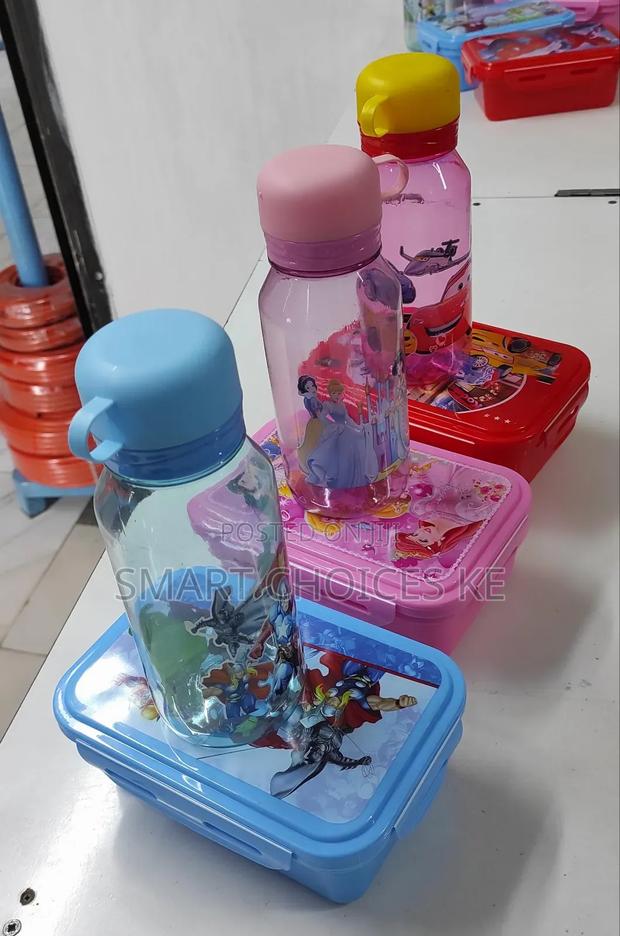 *Combo Kids Cartoon Themed Partitioned Snack Box - thumbnail 2