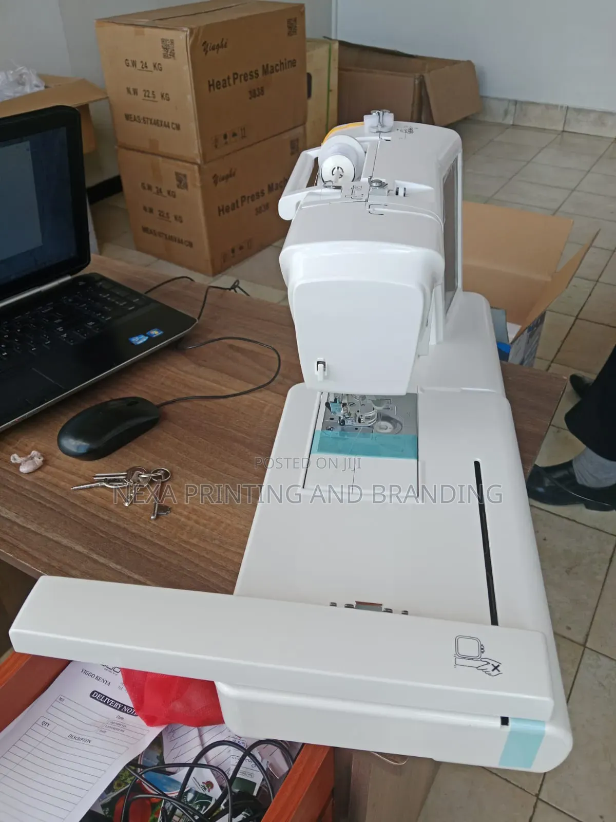 Single Needle Desktop Embroidery Machine