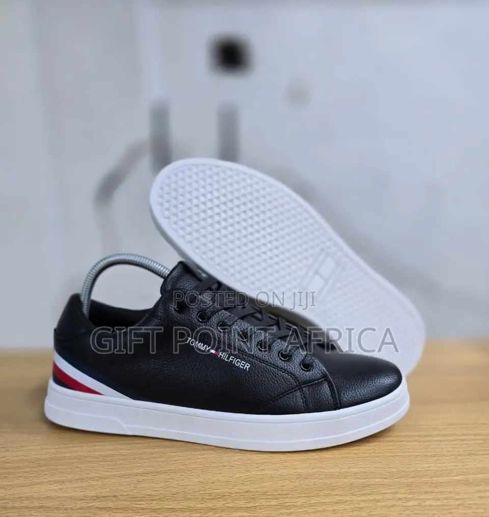 Black Tommy Hilfiger Smart Casual Sneakers