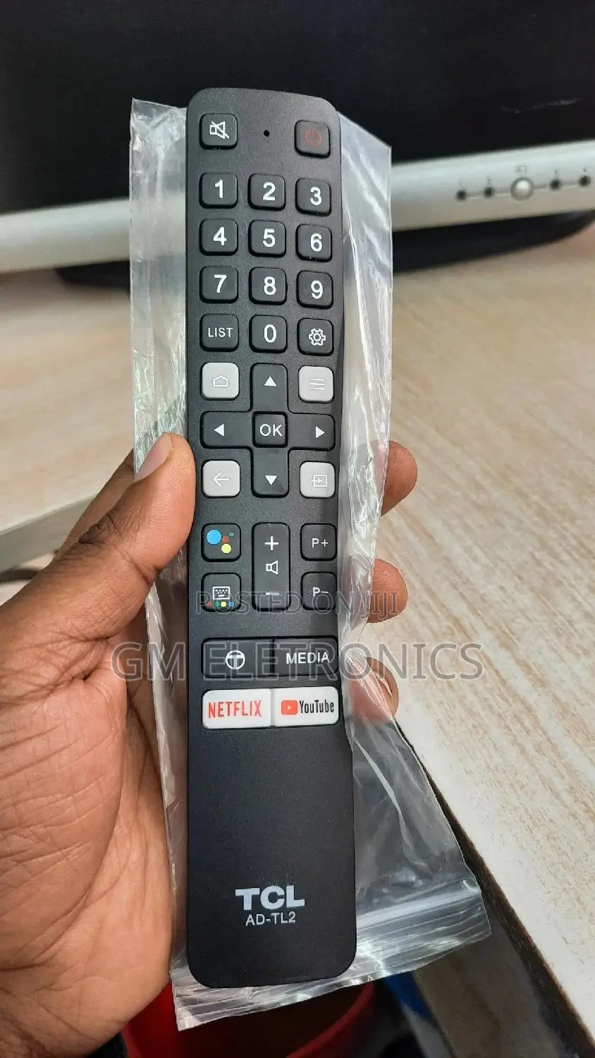 TCL Smart TV Remote With Netflix Youtube Shortcut Button