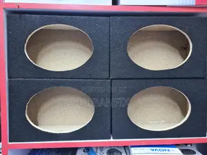 Quality MDF 6 by 9 Oval Midrange Cabinets - A Pair