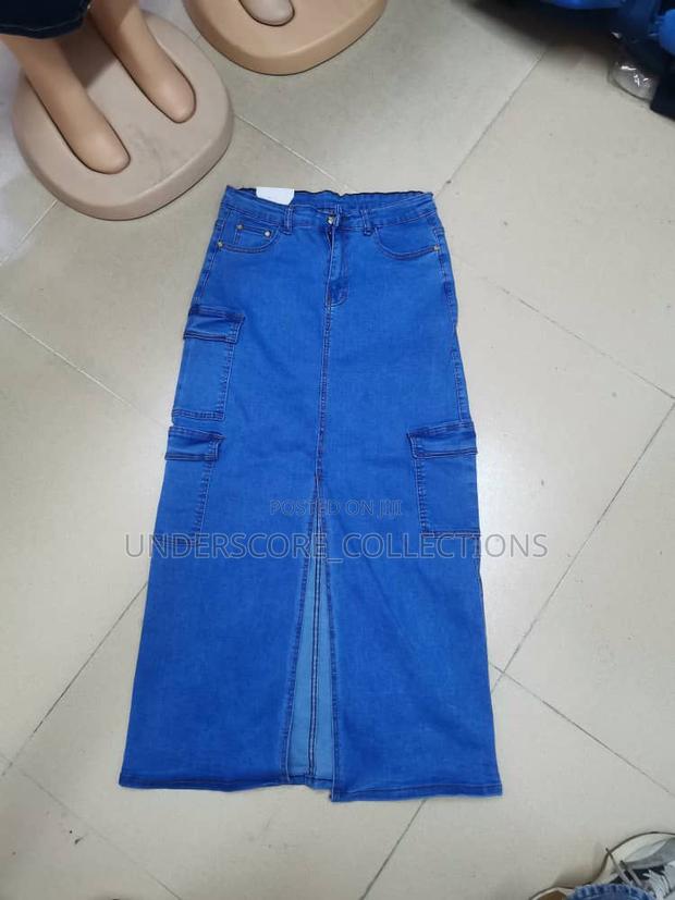 Executive Ladies Maxi Side Pocket Skirt - thumbnail 2