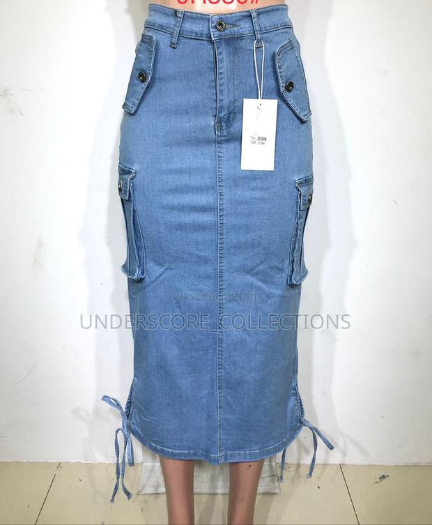 Executive Ladies Maxi Side Pocket Skirt - thumbnail 6