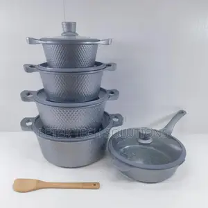 _Bosch 11pc Cookware With Silicone Lid Covers_