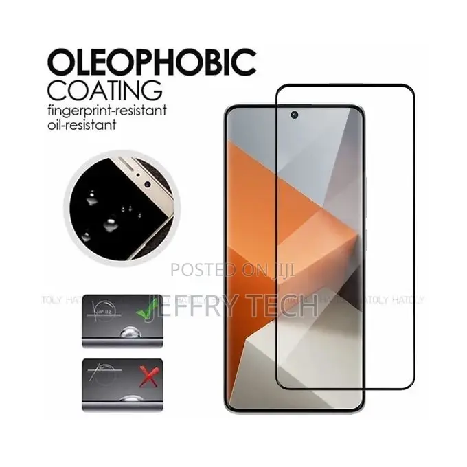 Redmi Note 13 Pro Plus Screen Protection Full Glue Curved 5g