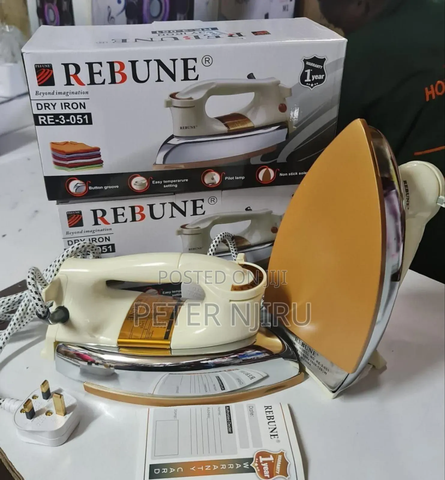 051 Rebune Dry Iron Box