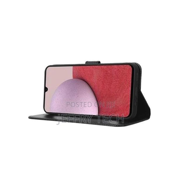 Leather Flip Case for Samsung Galaxy A14 - thumbnail 3