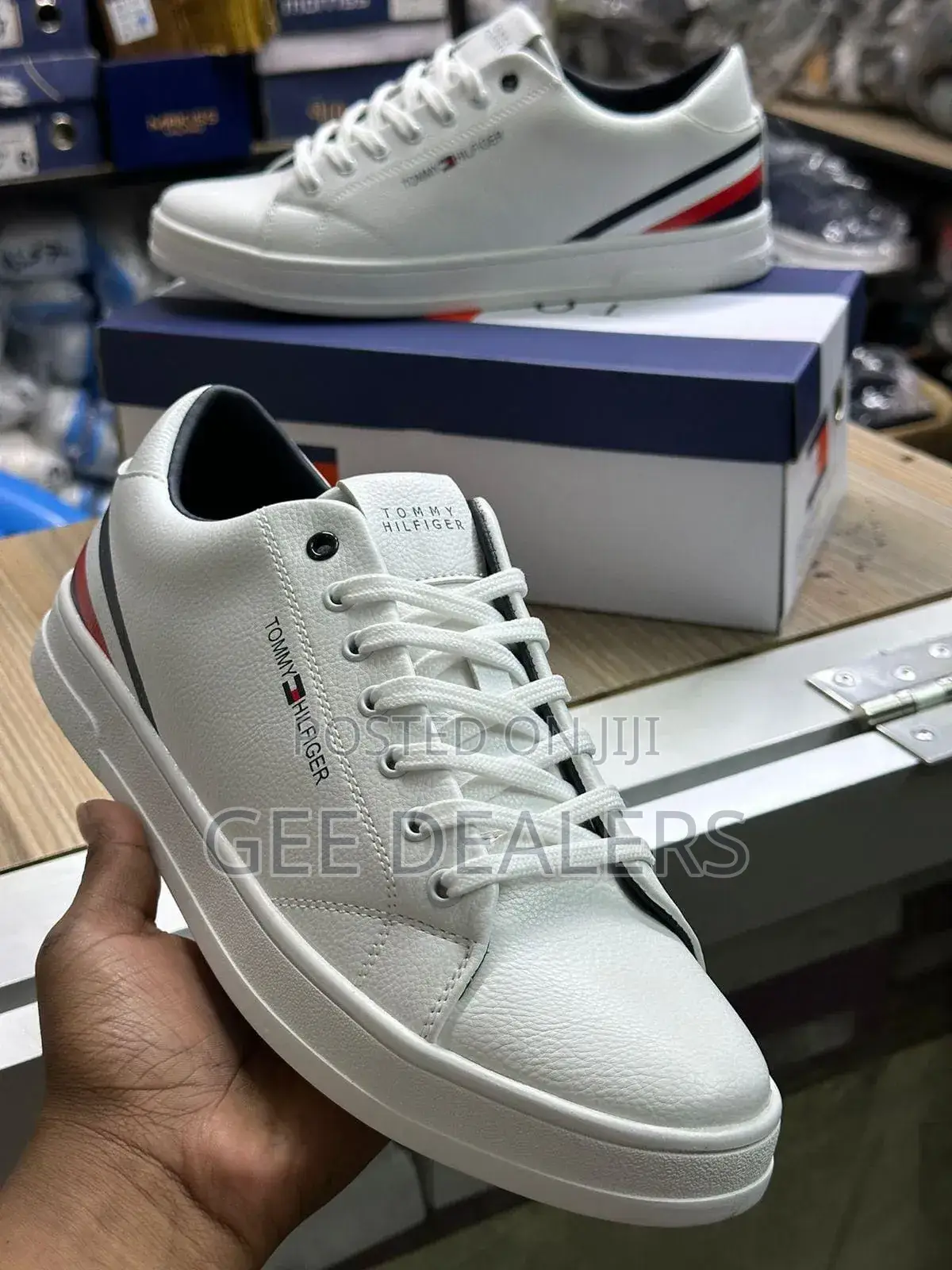 White Tommy Hilfiger Casual Shoes >Men Casual Shoes