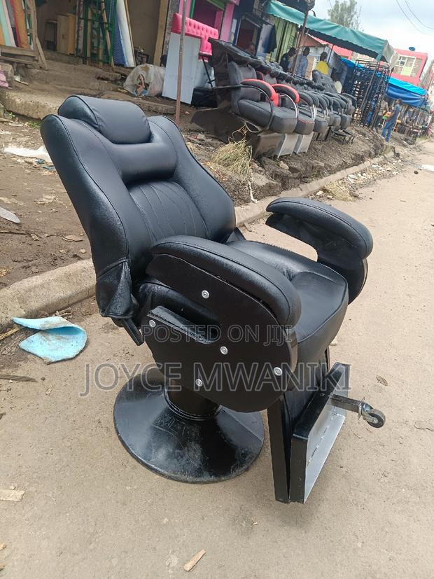 Barber Chair, Black Plain - thumbnail 5