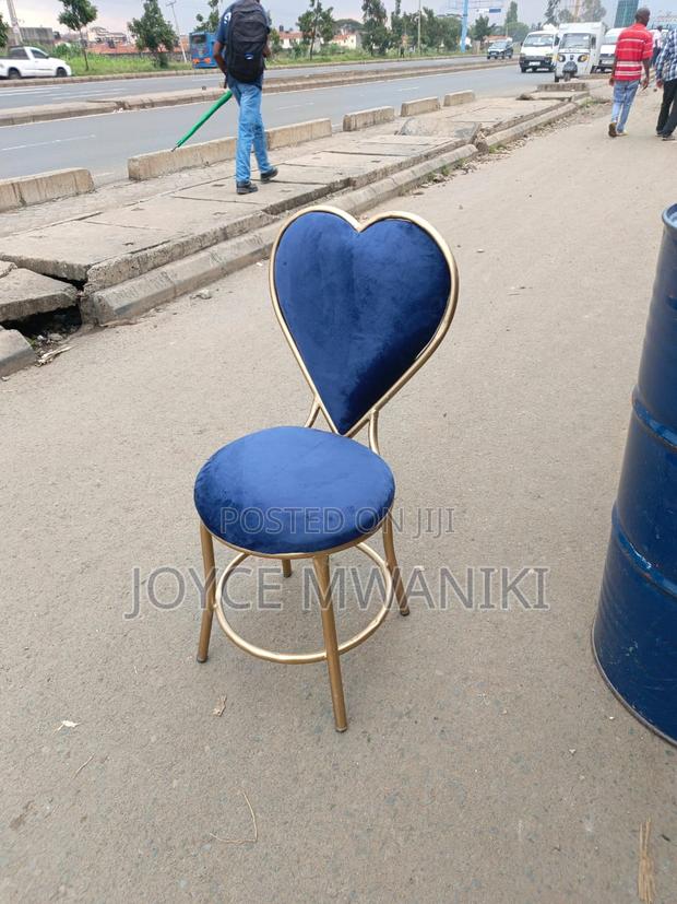 Manicure Love Seat, Navy Blue - main view