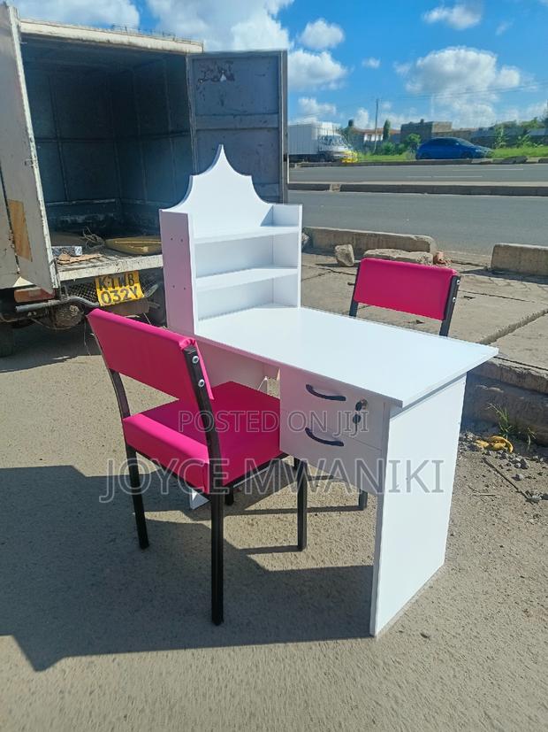 Manicure Set, Pink and White - main view