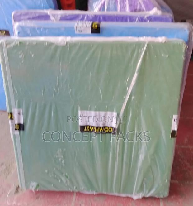 Complast Restaurant Square Table With Chrome Strong Legs. - thumbnail 5