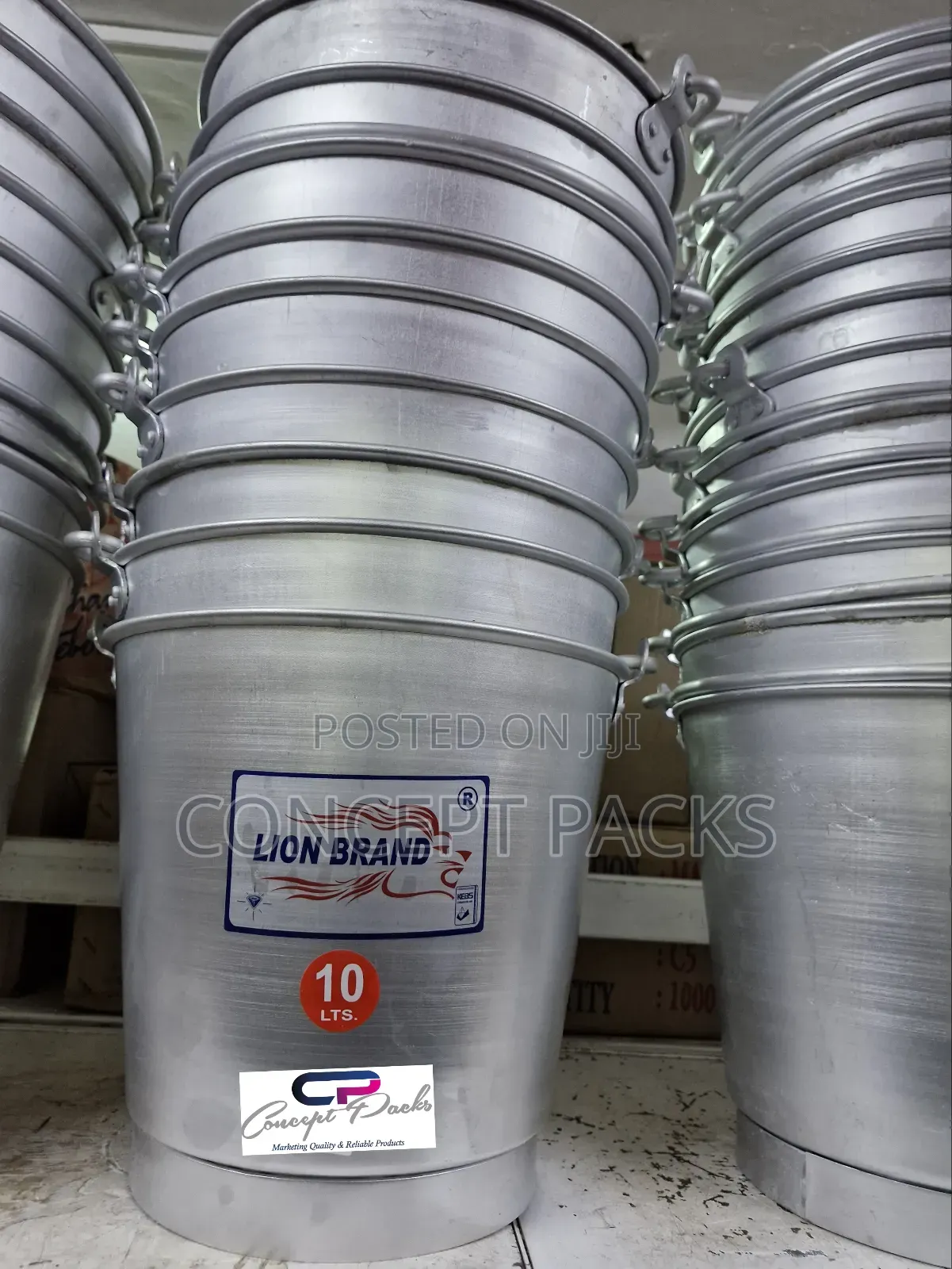 10 Litres Heavy Aluminium Buckets